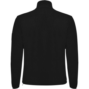 Luciane men's full zip fleece jacket, Solid black (Pullovers)