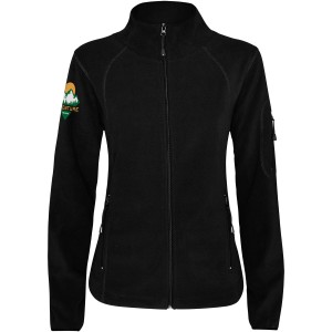 Luciane women's full zip fleece jacket, Solid black (Pullovers)