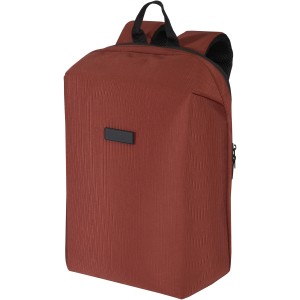 Luma 15" GRS recycled anti-theft laptop backpack 10L, Brick <font size=1>[ENG]</font>