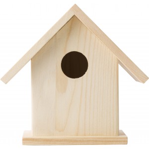 Vogelhaus mit Malset Wesley, Braun