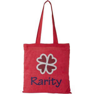 Madras 140 g/m2 cotton tote bag, Red (cotton bag)