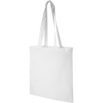 Madras 140 g/m2 cotton tote bag, White (12018102)