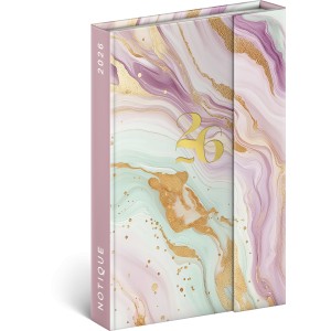 Mgnessel zrd agenda Pink Marble 2026, 11 x 16 cm <font size=1>[ENG]</font>