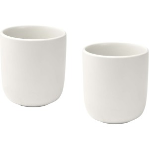 Male 200 ml ceramic cups - set of 2, White <font size=1>[ENG]</font>
