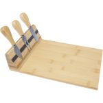 Mancheg bamboo magnetic cheese board and tools, Natural (11330206)