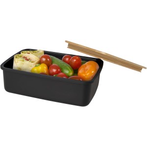 Mangi 750 ml lunch box, Solid black (Metal kitchen equipments)