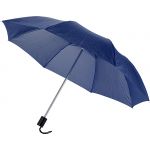 Manual foldable polyester (190T) umbrella, blue