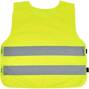 Marie safety vest with hook&loop for kids age 7-12, Neon Yel (Reflective items)