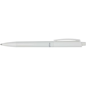 Martha recycled plastic ballpoint pen, White (Plastic pen)