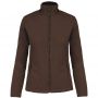 MAUREEN - LADIES' FULL ZIP MICROFLEECE JACKET, Chocolate