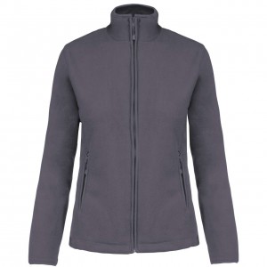 MAUREEN - LADIES' FULL ZIP MICROFLEECE JACKET, Convoy Grey (Polar pullovers)