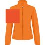 MAUREEN - LADIES' FULL ZIP MICROFLEECE JACKET, Fluorescent Orange