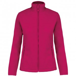 MAUREEN - LADIES' FULL ZIP MICROFLEECE JACKET, Fuchsia (Polar pullovers)