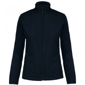 MAUREEN - LADIES' FULL ZIP MICROFLEECE JACKET, Navy (Polar pullovers)