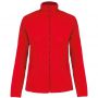 MAUREEN - LADIES' FULL ZIP MICROFLEECE JACKET, Red