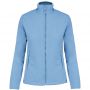 MAUREEN - LADIES' FULL ZIP MICROFLEECE JACKET, Sky Blue