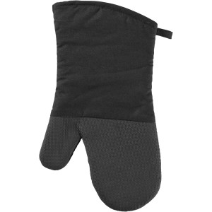 Maya Ofenhandschuhe mit Silikongriff, schwarz glnzend, schw (Kchentextilien)