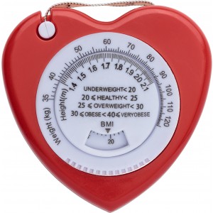 ABS BMI tape measure Francine, red (Healthcare items)
