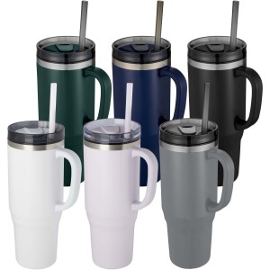 Melbourne 1200 ml RCS certified insulated tumbler with straw (Thermos)