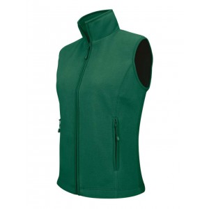 MELODIE - LADIES' MICRO FLEECE GILET, Forest Green (Vests)