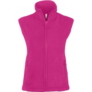 MELODIE - LADIES' MICRO FLEECE GILET, Fuchsia (Vests)