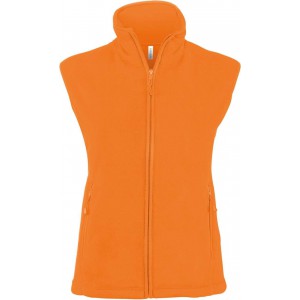 MELODIE - LADIES' MICRO FLEECE GILET, Orange (Vests)