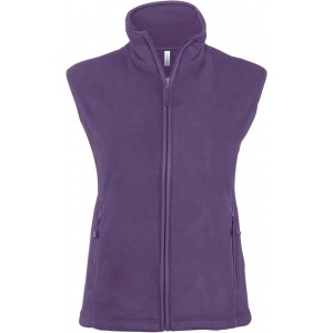 MELODIE - LADIES' MICROFLEECE GILET, Purple (Vests)