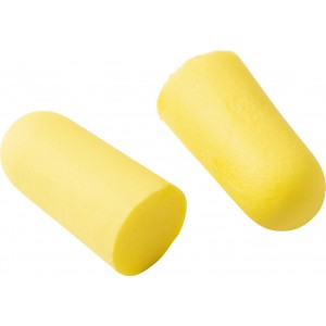 Memory foam earplugs, yellow (Travel items)