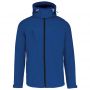 MEN'S DETACHABLE HOODED SOFTSHELL JACKET, Dark Royal Blue