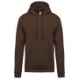 MEN?S HOODED SWEATSHIRT, Chocolate