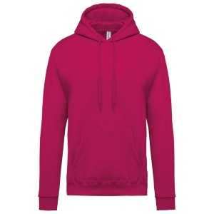 MEN?S HOODED SWEATSHIRT, Fuchsia (Pullovers)