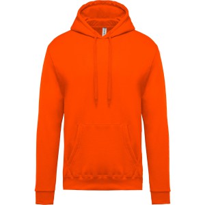 MEN?S HOODED SWEATSHIRT, Orange (Pullovers)