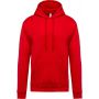 MEN?S HOODED SWEATSHIRT, Red