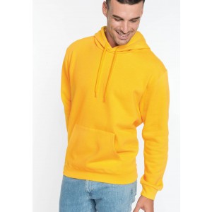 MEN?S HOODED SWEATSHIRT, Yellow (Pullovers)