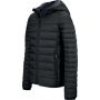 MEN'S LIGHTWEIGHT HOODED PADDED JACKET, Black