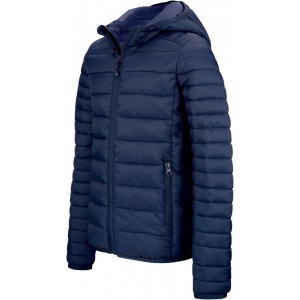 MEN'S LIGHTWEIGHT HOODED PADDED JACKET, Navy (Jackets)