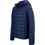 MEN'S LIGHTWEIGHT HOODED PADDED JACKET, Navy