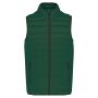 MEN?S LIGHTWEIGHT SLEEVELESS FAKE DOWN JACKET, Forest Green