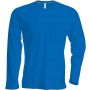 MEN'S LONG-SLEEVED CREW NECK T-SHIRT, Light Royal Blue