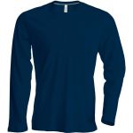MEN'S LONG-SLEEVED CREW NECK T-SHIRT, Navy (KA359NV)
