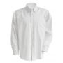 MEN'S LONG-SLEEVED OXFORD SHIRT, White