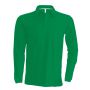 MEN'S LONG-SLEEVED POLO SHIRT, Kelly Green