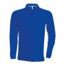 MEN'S LONG-SLEEVED POLO SHIRT, Light Royal Blue