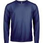 MEN'S LONG-SLEEVED SPORTS T-SHIRT, Sporty Navy