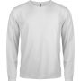 MEN'S LONG-SLEEVED SPORTS T-SHIRT, White