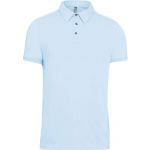 MEN'S SHORT SLEEVED JERSEY POLO SHIRT, Sky Blue (KA262SB)