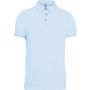 MEN'S SHORT SLEEVED JERSEY POLO SHIRT, Sky Blue