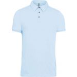 MEN'S SHORT SLEEVED JERSEY POLO SHIRT, Sky Blue <font size=1>[ENG]</font> (KA262SB)