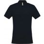 MEN'S SHORT-SLEEVED PIQU POLO SHIRT, Deep Blue