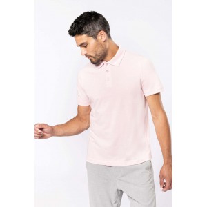 MEN'S SHORT-SLEEVED PIQU POLO SHIRT, Fuchsia (Polo shirt, 90-100% cotton)